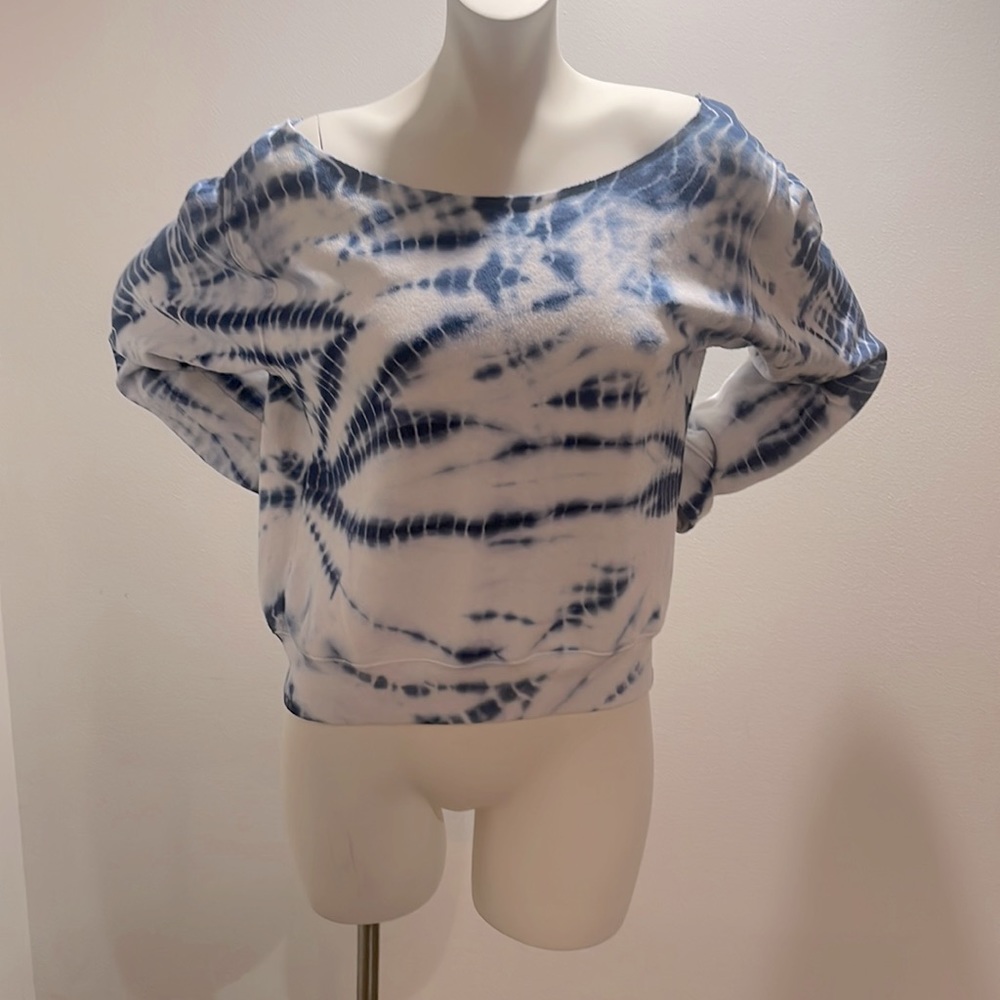 Pink Victoria Secret off the shoulder sweatshirt